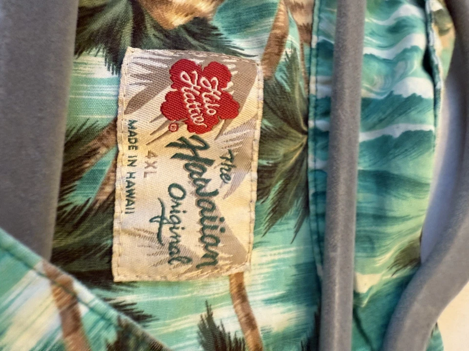 Vtg. Hilo Hattie's The Hawaiian Original Mens Button Down Tropical Shirt Sz 4xl - Image 3 of 4