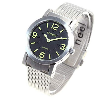 Citizen AC2200-55E taktile Uhr für Sehbehinderte Unisex schwarzes Zifferblatt...