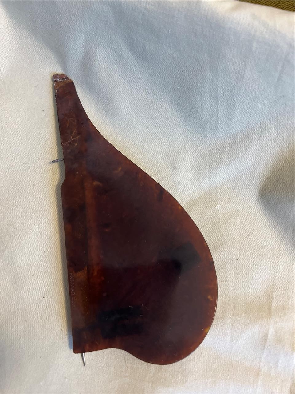 Vintage late 'teens Gibson Celluloid Mandolin Pickguard Slight Damage