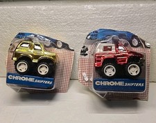 1987 Vintage Buddy L Chrome Shifters Toys TRUCK 4X4 Truck Jeep Red And Gold Jeep