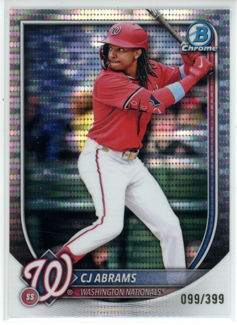 2025 Bowman Chrome CJ Abrams Pulsar Refractor  /399