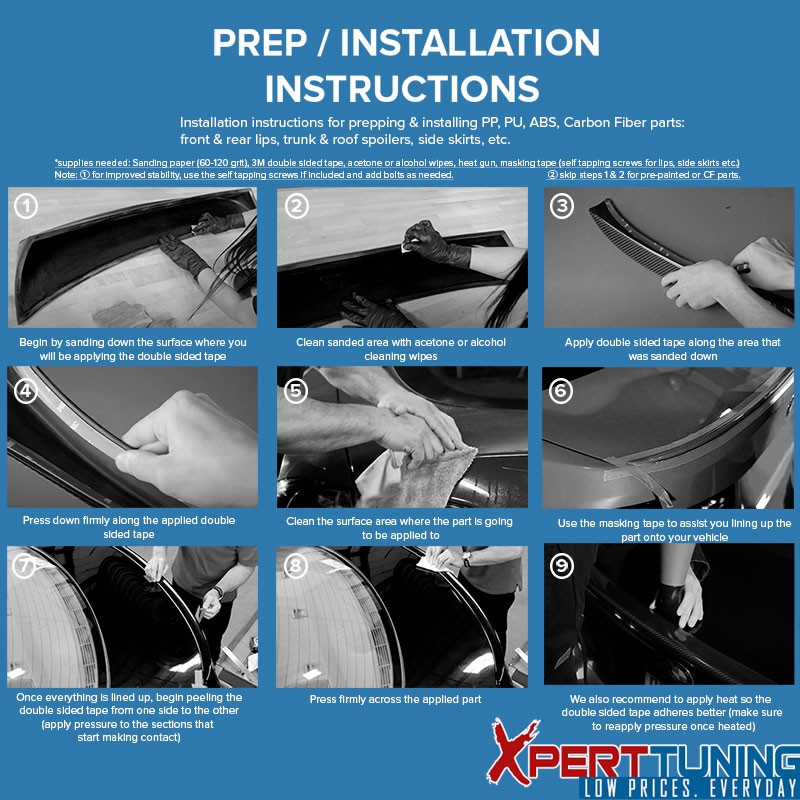 Fits 20-23 BMW G06 X6 M Sport IKON Style 4PCS Front Bumper Lip Gloss Black ABS