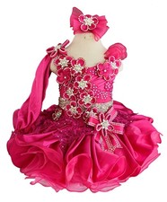 Jenniferwu G535HP Infant Toddler Baby Newborn Little Girl's Pageant Party Dress
