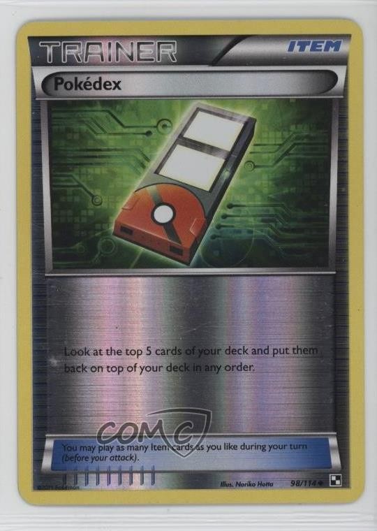 Pokedex Reverse Foil Pokemon Black & White Base Set #98
