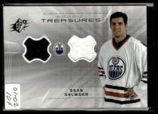 2001-02 SPx Rookie Treasures Sean Selmser Edmonton Oilers #RT-SS