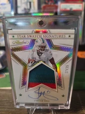 2023 Panini Flawless - Star Swatch Signatures Tyreek Hill #SS-THIL /25 (AU, MEM)