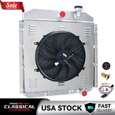 4 Row Radiator Wshroud Fan Fit 1955-5919561958 Gmc Truck.5.2l5.3l5.7l6.1l 4 Row Radiator Wshroud Fan Fit 1955-5919561958 Gmc Truck.5.2l5.3l5.7l6.1l