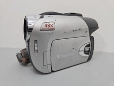 Canon DC320 Handheld DVD-RW Camcorder Silver Tested Works PLEASE READ