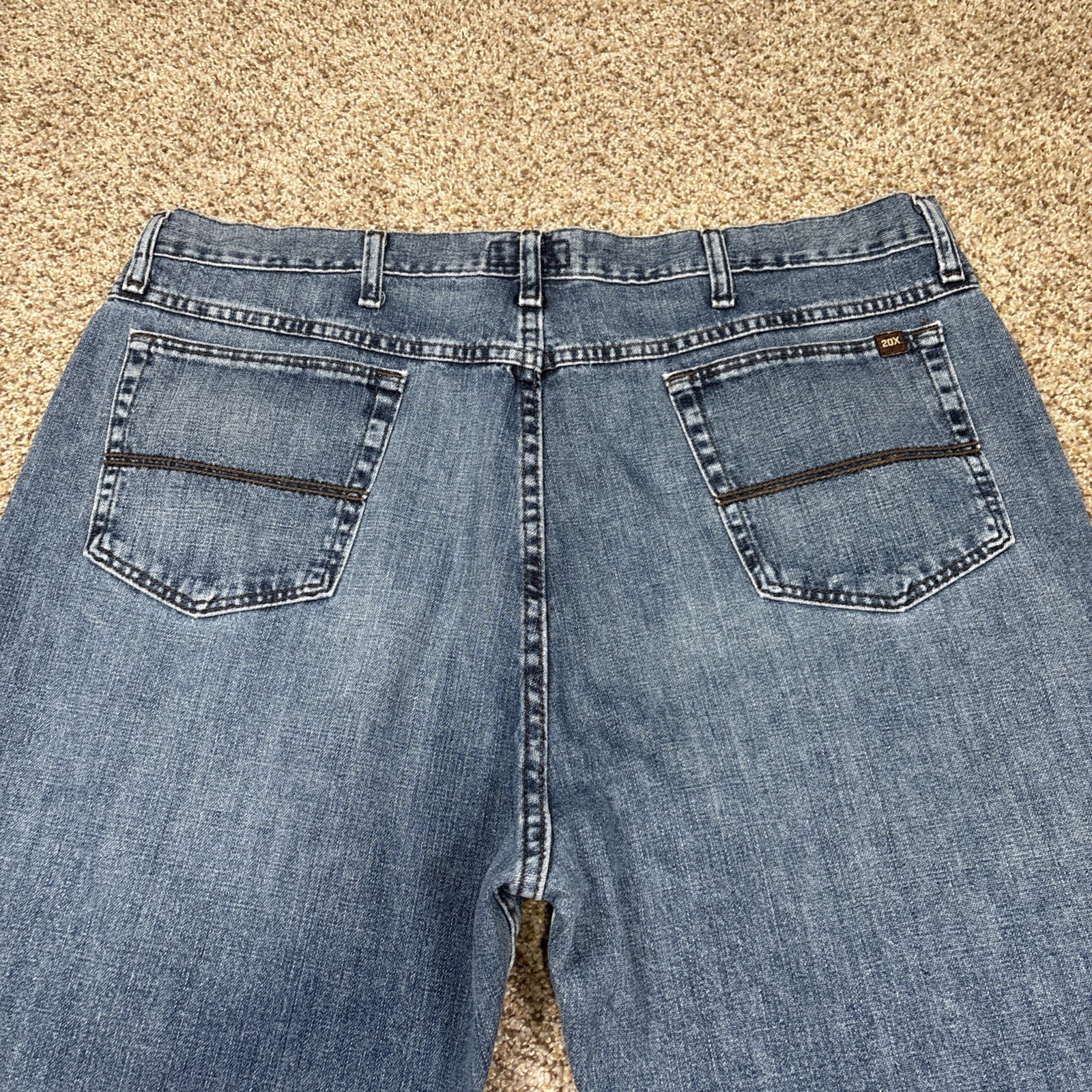 Wrangler 20X No. 33 Extreme Relaxed Fit Denim Jeans Mens 40x34 Fits 38x33 - View 16