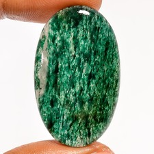 100 Natural Green Aventurine Oval Cabochon Gemstone 35 Ct. 34X21X5 mm UG-3444