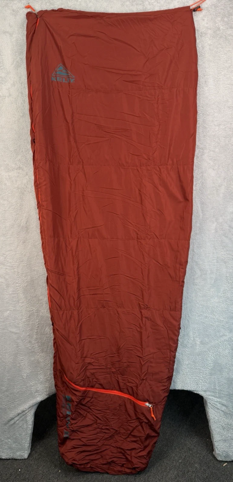 Kelty Rambler Sleeping Bag Regular 50F/10C 2.2lbs Fits Up to 6' Tall Red/Orange