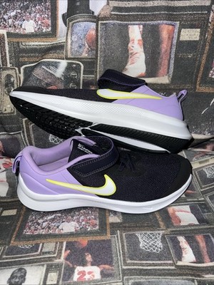 Nike Star Runner 3 PSV Size 2Y Cave Purple White Lilac