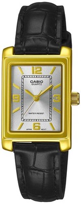 Casio Casio Collection Schwarz Damen Armbanduhr LTP-1234PGL-7A2EF