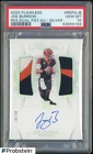 2020 Panini Flawelss Silver Joe Burrow RPA RC Dual Patch AUTO 10/20 PSA 10