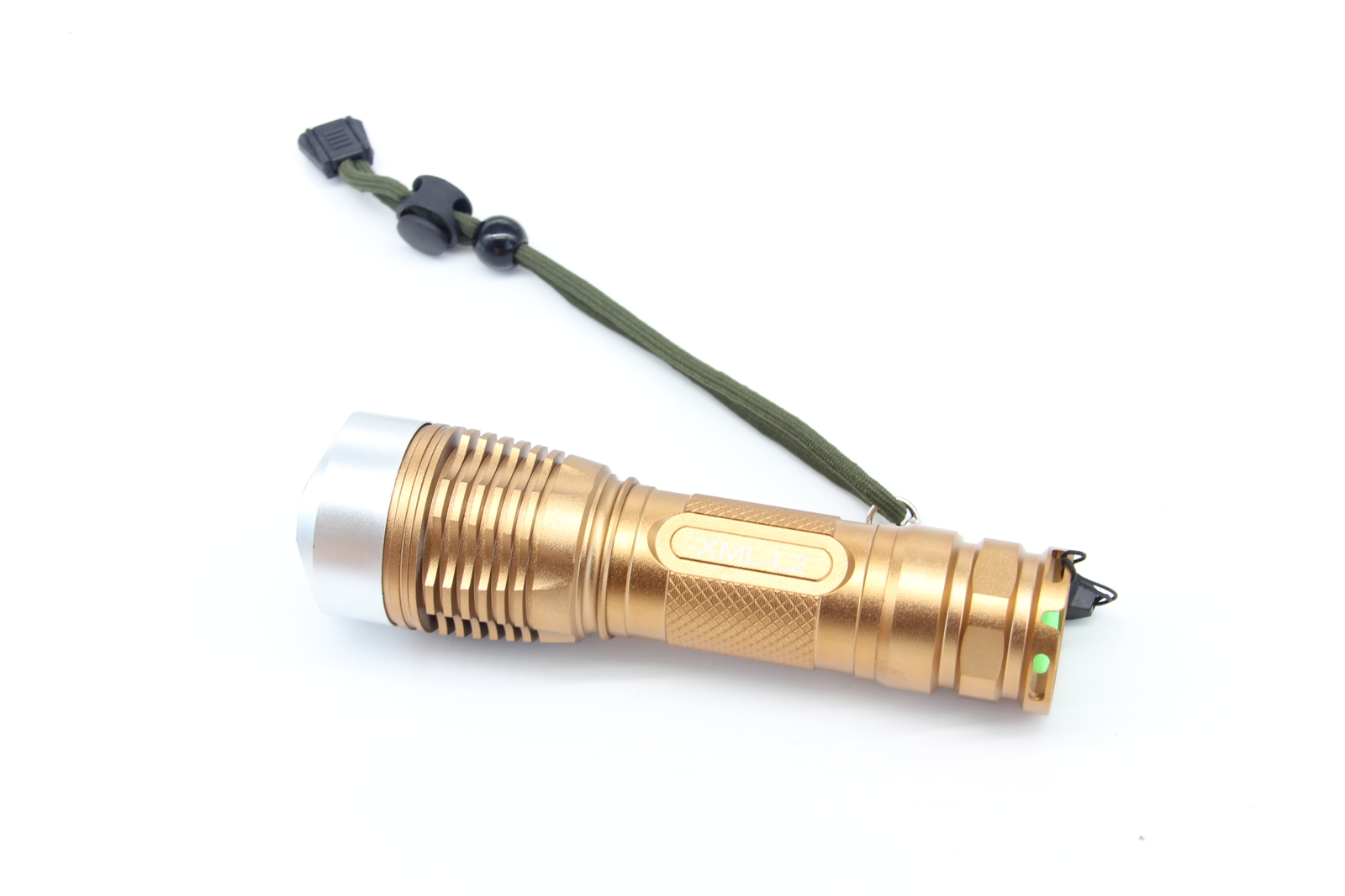 Lampe torche LED CREE L2 rechargeable YM-M10 éclairage extérieur étanche couleur or