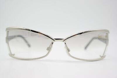 Vintage Sonnenbrille SCAPPA by Eschenbach 5108 Silber Oliv Oval sunglasses