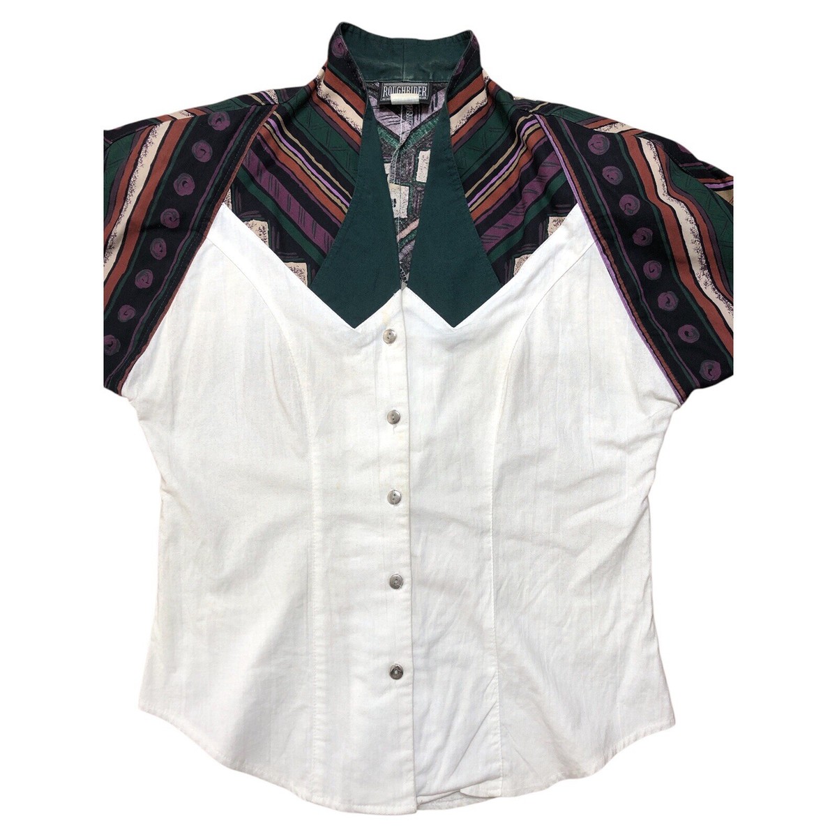 VTG Rough Rider Circle T Western Button Up Shirt Womens S VTG Rough Rider Circle T Western Button Up Shirt Womens S