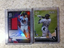 Tres Barrera 2020 Spectra Jersey Auto RC /199 & Luis Robert Topps Now #349