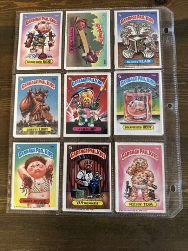 Garbage Pail Kids cards lot, 140 different cards, 1986-1987 - Picture 20 of 21