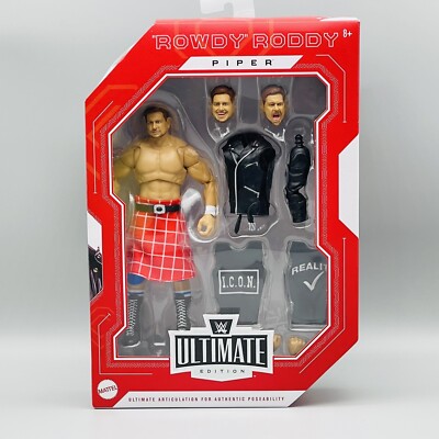 WWE ULTIMATE EDITION WCW NITRO ROWDY RODDY PIPER MATTEL ACTION FIGURE