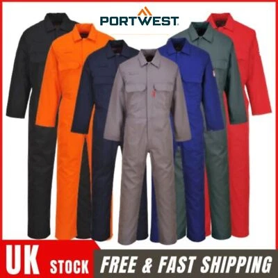 Portwest Bizweld Welding Coverall Flame Resistant welder boilersuit overall size