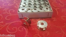 20 Metal L Bobbins Sa159 Brother PQ1500, PQ1300, Janome