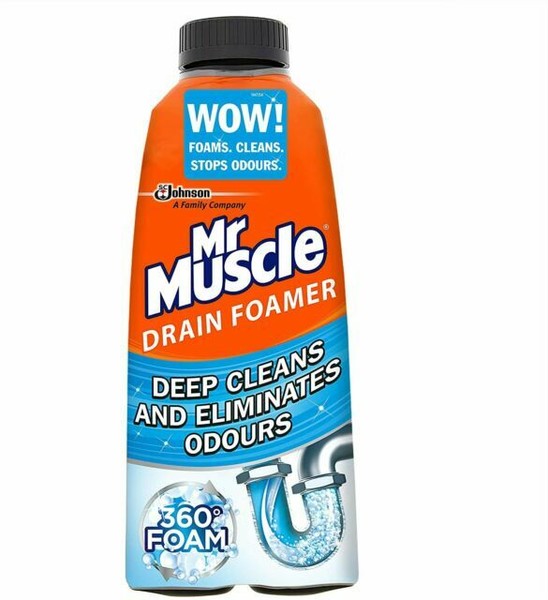 Mr Muscle Drain Foamer Deep Cleans and Eliminates Odours 500ml for sale online eBay