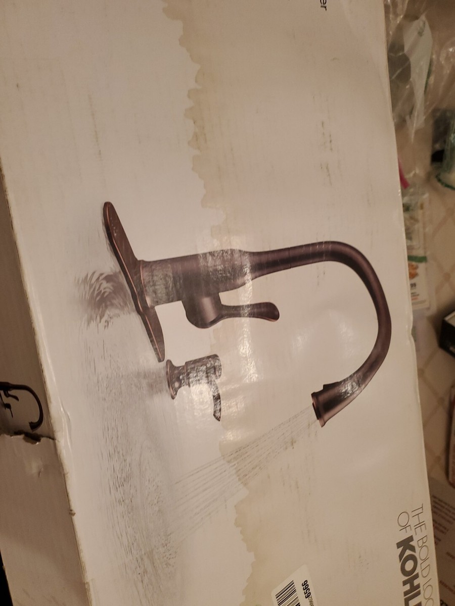 Kohler Motif Küchenarmatur – Ausziehbar, ölgerieben Bronze | Mit Sweep-Spray & Touch-Control, Für Arbeitsplatten Bis 6,4 Cm