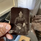 Lot of 6 Antique Tin Types Portraits  misc estate find — photo 6