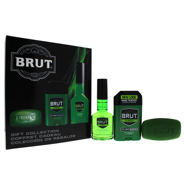 Brut by Faberge Co. for Men 3Pc Gift Set 3.0oz After Shave Cologne Spray & more eBay