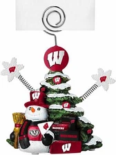Wisconsin Badgers NCAA Christmas Tree Photo Holder by Topperscot
