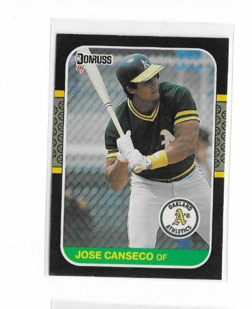 1987 Donruss Jose Canseco Rookie #97 Athletics