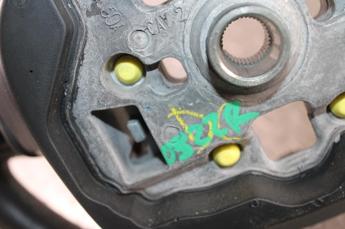 14-19 GM Truck *WORN* Black Leather Driver Column Steering Wheel W/ Controls OEM - Picture 12 of 12