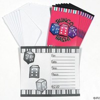Bunco Invitations - 8 Pieces Per Set on sale Bunco Invitations - 8 Pieces Per Set on sale