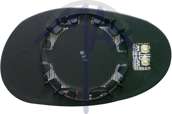 Espejo Retrovisor Mercedes Smart 1998 Al 2007 Derecho Térmico Con Placa