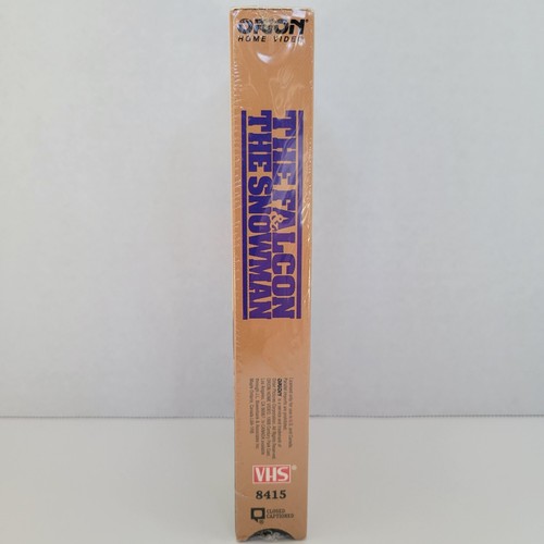 The Falcon and the Snowman VHS New 1994 Sean Penn Timothy Hutton Orion Watermark - Picture 4 of 9