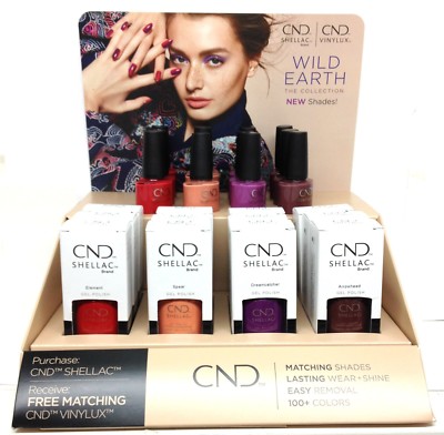CND Shellac Gel Polish- WILD EARTH 2018 .25oz/7.3ml- Pick Any