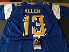 Keenan Allen Autographed Signed XL Custom Chargers Jersey - JSA