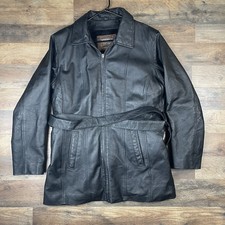 Howard's Exclusive Leathers Women's Black Leather Zip Jacket Size Large