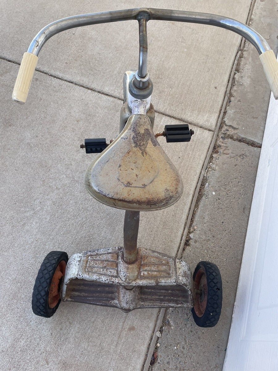 Vintage Deco Style Tricycle Lovely Antique Patina | eBay