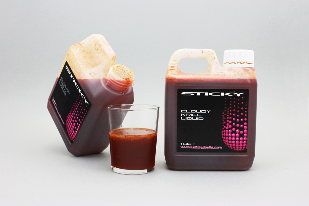 Sticky Baits The Krill Cloudy Liquid - 1 litre - Carp Fishing Liquid Attractant