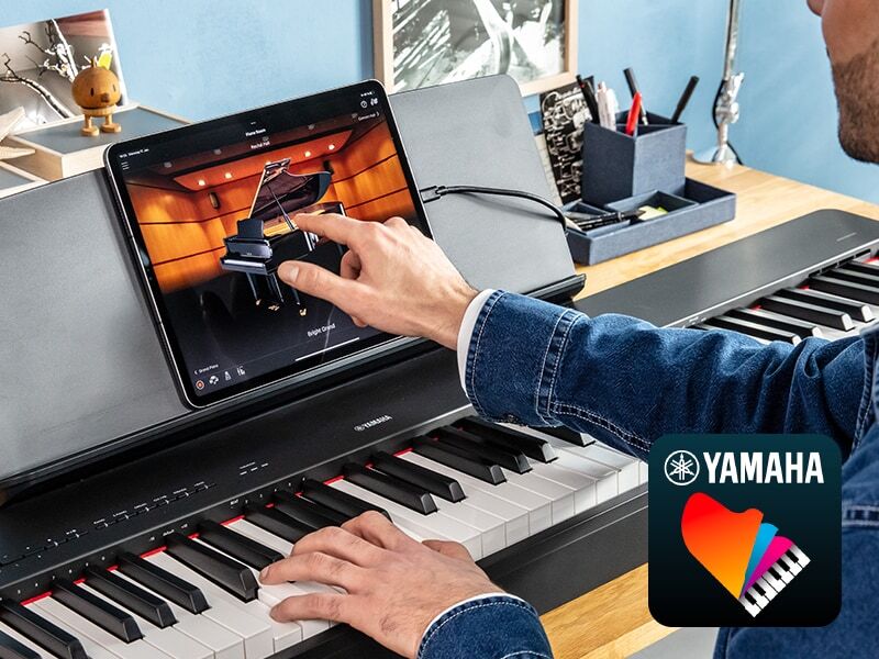 Yamaha 88-Key Portable Digital Piano - Black (P225B) for