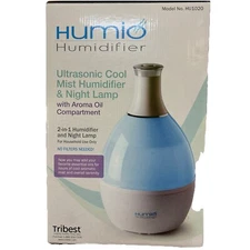 Tribest Humio HU-1020-B Ultrasonic Cool Mist Humidifier and Night Lamp