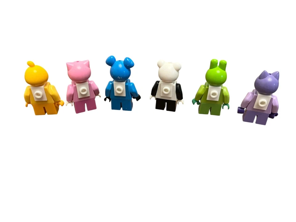 Animal Friends Lote De 6 Panda Pollito Gato Cerdo Malvado Conejito Azul Koala Foto 2 de 4