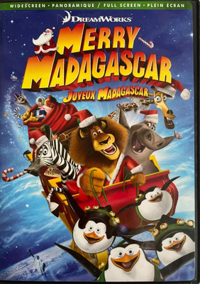 Merry Madagascar (DVD Bilingual) Free Shipping in Canada