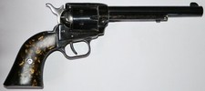 Heritage Rough Rider Pistol Grips Black With Gold Leaf Plastic With Screw