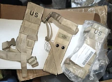LOT OF 3 MOLLE II DESERT CAMO DCU HOLSTER LEG EXTENDER NSN 8465-01-515-7644  NEW