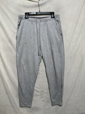 Eddie Bauer Mens Sleepwear Pants Size large Gray Lounge Drawstring Pockets