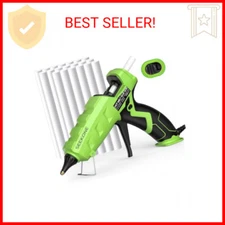 SEEKONE Full Size Hot Glue Gun, 60/100W Dual Power Large Glue Gun with 20 Pcs Pr