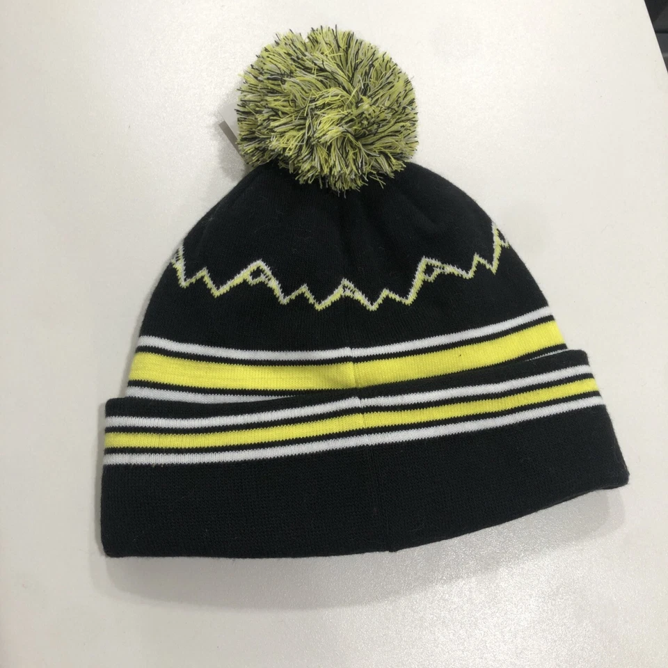 Chapéu caixa de gelo Spyder preto e amarelo tamanho único - Imagem 2 de 3